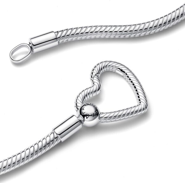Collana PANDORA cuore argento sterling donna gioielli-1