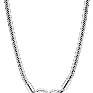 Collana PANDORA cuore argento sterling donna gioielli-0