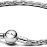Braccialetto Pandora argento sterling maglie serpente donna-0