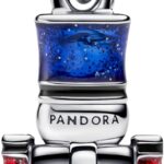 Charm Pandora casse noisette argento zircone per bracciali-0