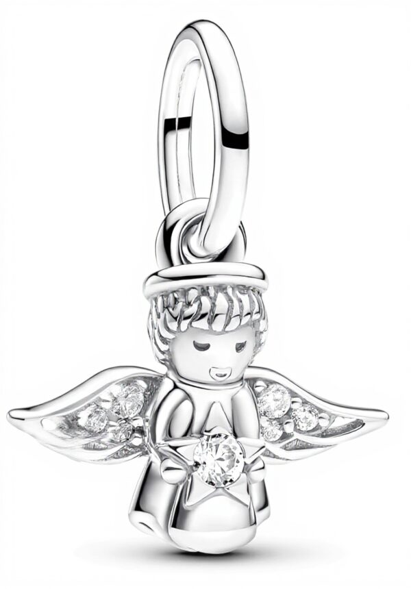 Ciondolo angelo PANDORA scintillante argento zirconia cubica
