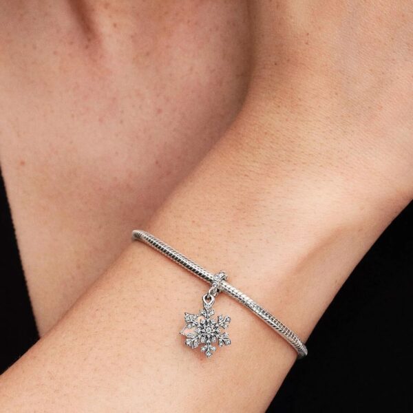 Pandora ciondolo a fiocco donna gioielli regalo elegante-3