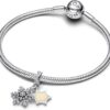 Pandora ciondolo a fiocco donna gioielli regalo elegante-2