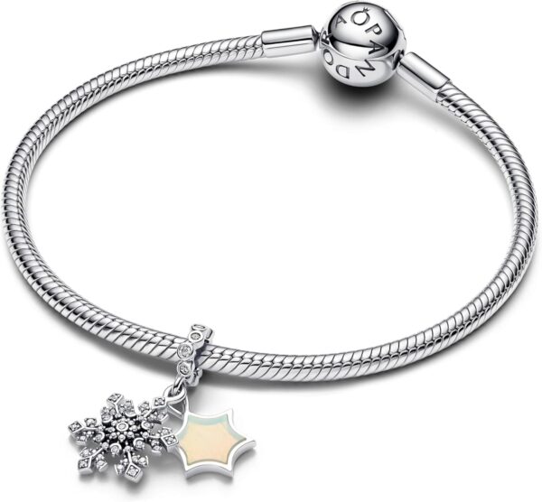 Pandora ciondolo a fiocco donna gioielli regalo elegante-2