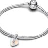 Ciondolo Pandora stella cuore argento zirconi vetro donna-2