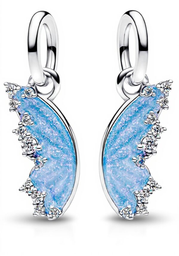 Ciondolo farfalla Pandora argento sterling zirconi donna