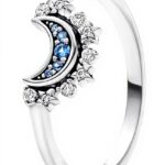 Anello PANDORA luna celeste argento zirconia cubica donna
