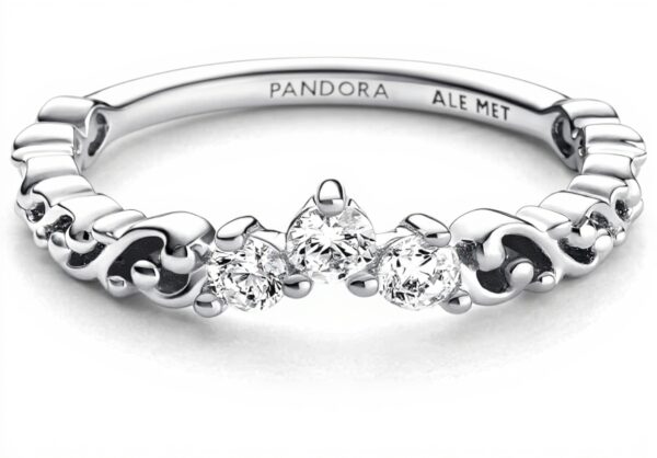 Anello PANDORA regale argento zirconia cubica donna