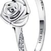Anello PANDORA rosa argento zirconia cubica donna-1