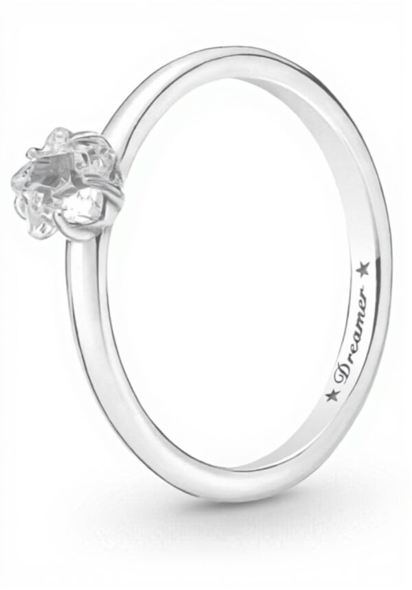 Anello stella PANDORA argento zirconia cubica donna