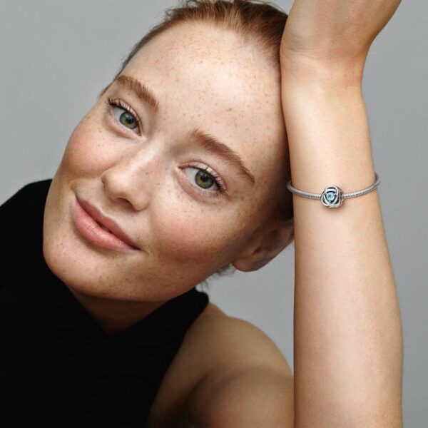 Charm Cerchio Eterno PANDORA argento zirconia cubica-1