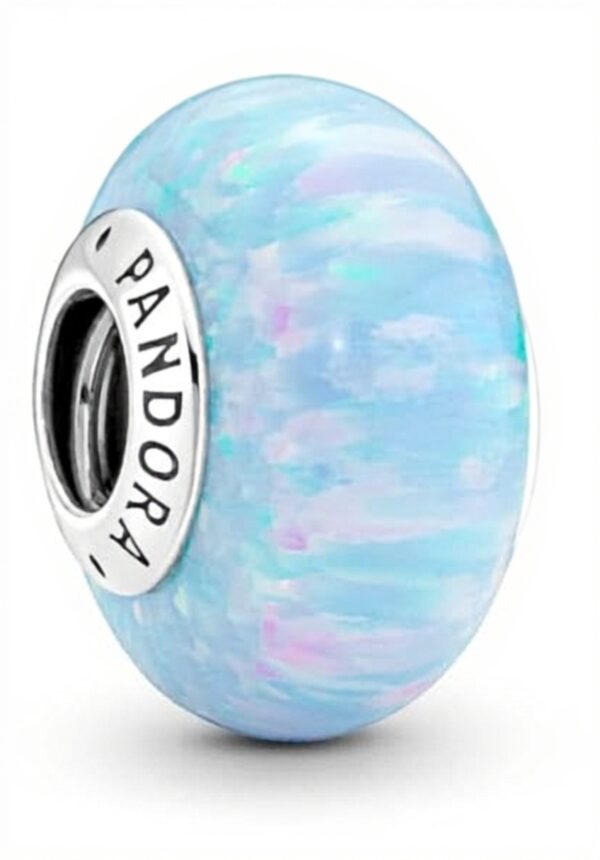 Charm Pandora argento opale laboratorio bracciale donna