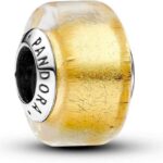 Charm vetro Murano PANDORA ciondolo brillante donna-0
