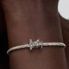 Charm Pandora famiglia argento zirconia ciondolo bracciale-3