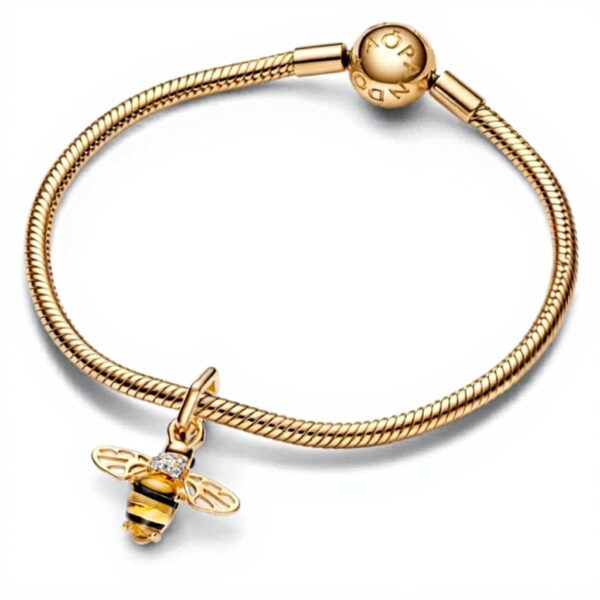 Charm oro 14k PANDORA ape gioiello donna bracciale