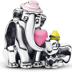 PANDORA Charm Dumbo Disney Argento Sterling Compatibile-0