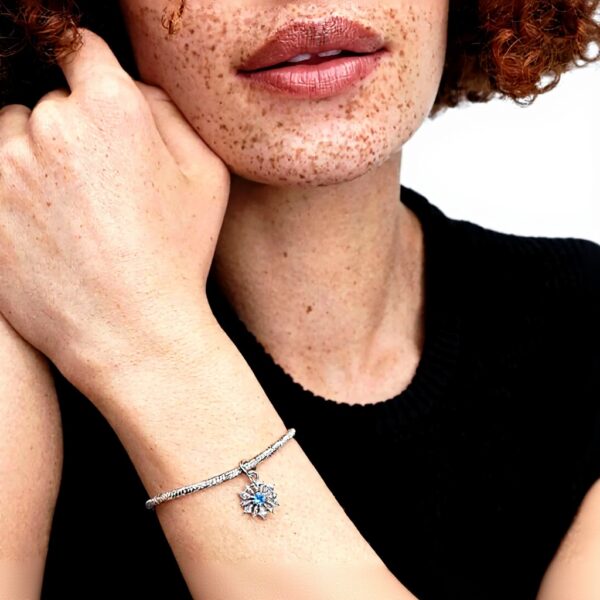 Ciondolo Pandora Frozen Elsa argento zirconia cristallo