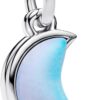 Ciondolo mezzaluna Pandora argento sterling resina donna-0