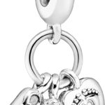 Charm Pandora Argento Sterling Biberon Scarpine Donne-0