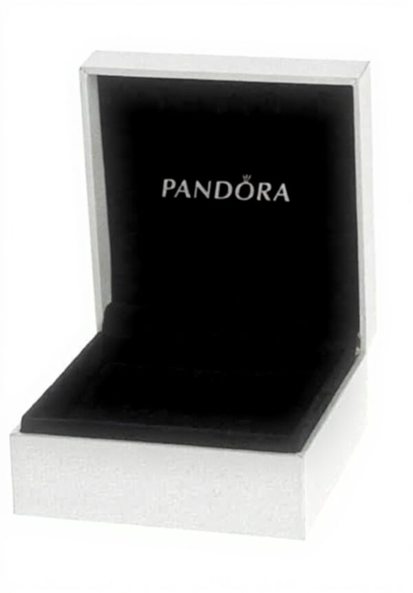 Scatola Gioielli Pandora Original Bianca Pelle Regalo