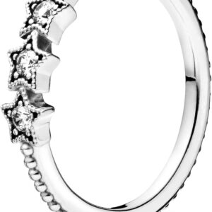 Anello stelle PANDORA argento zirconia cubica donna-0