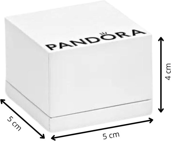 Scatola gioielli PANDORA ecologica elegante bianco regalo-2