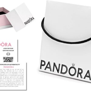 Scatola gioielli PANDORA ecologica elegante bianco regalo-0