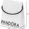 Scatola gioielli PANDORA ecologica elegante bianco regalo-4