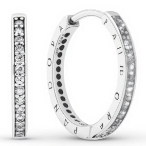 Orecchini PANDORA Signature Argento Zirconia Cubica Donna