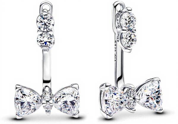 Orecchini a goccia Pandora argento sterling zirconi donna