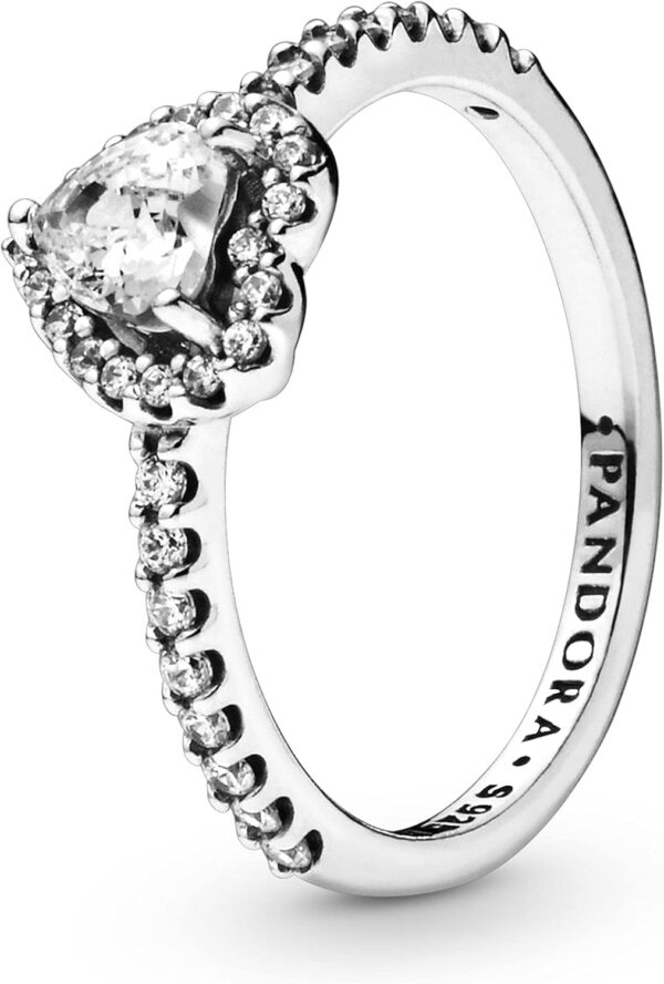 Anello Pandora cuore zirconia argento sterling donna-0