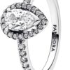 Anello PANDORA argento zirconia goccia donna gioielli-0