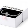 Bracciale Pandora argento zirconia maglia snake donna