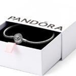 Bracciale Pandora argento zirconia maglia snake donna
