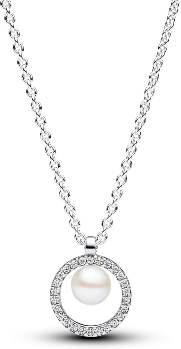 Collana Pandora Timeless perle coltivate zirconia cubica-0