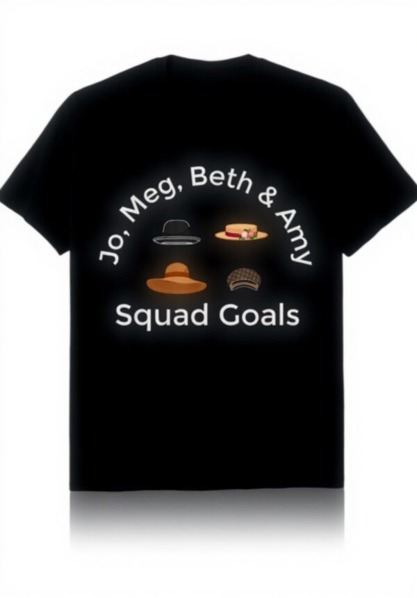 Piccole donne Maglietta March Sisters Alcott Fan Sport