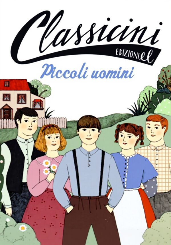 Piccoli uomini Louisa May Alcott libro didattico illustrato