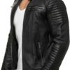 Giacca in pelle sintetica uomo Redbridge stile biker vintage-0