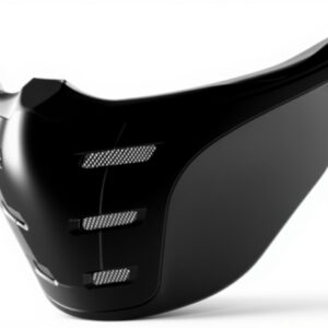 Maschera viso moto Shark X-Drak 2 nero cromo