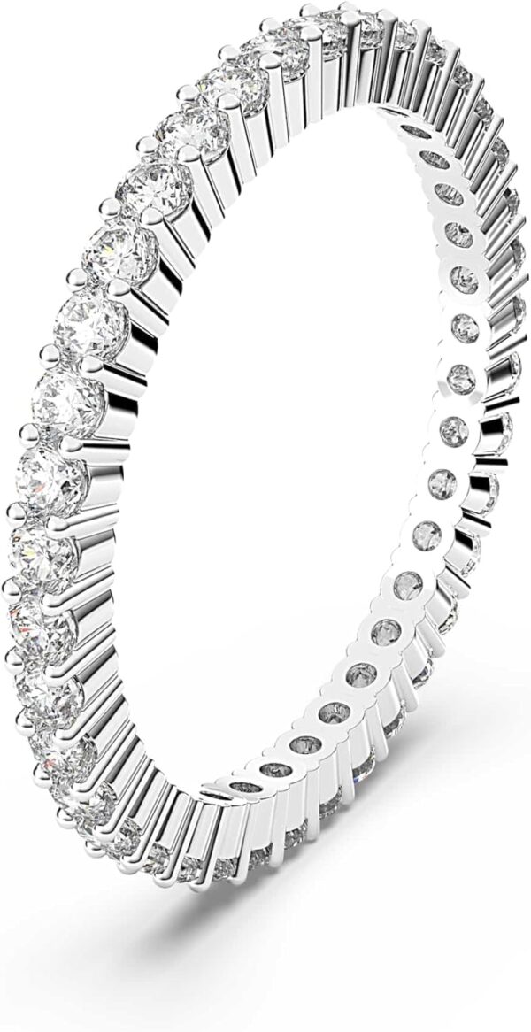 Anello Swarovski Matrix Vittore cristalli bianchi donna-1