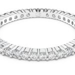 Anello Swarovski Matrix Vittore cristalli bianchi donna