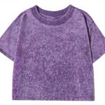 T-shirt cotone vintage Y2k donna scollo rotondo Generic