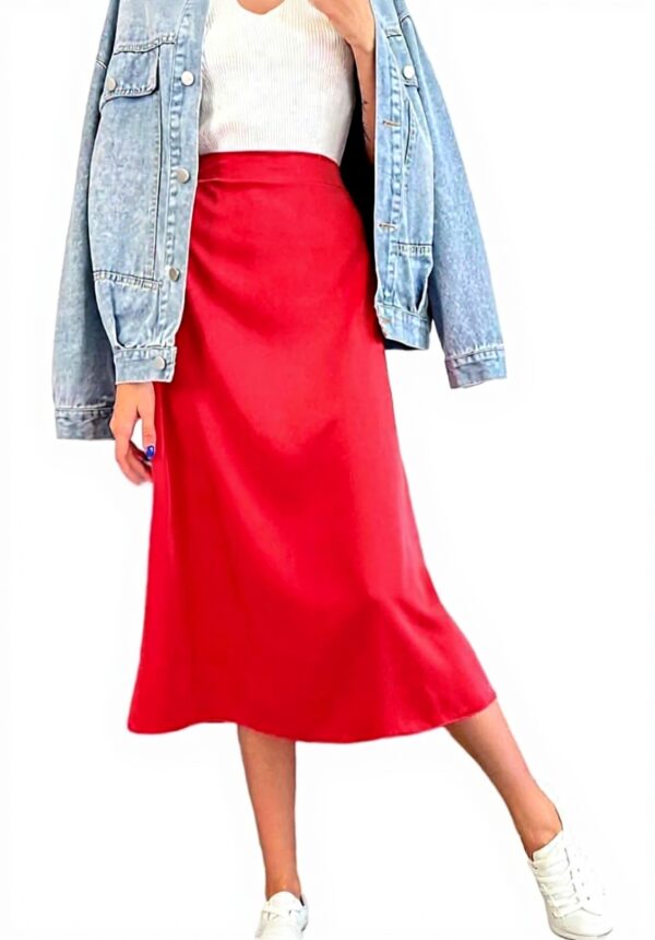 Gonna lunga donna TEidea A-Line vita alta elegante