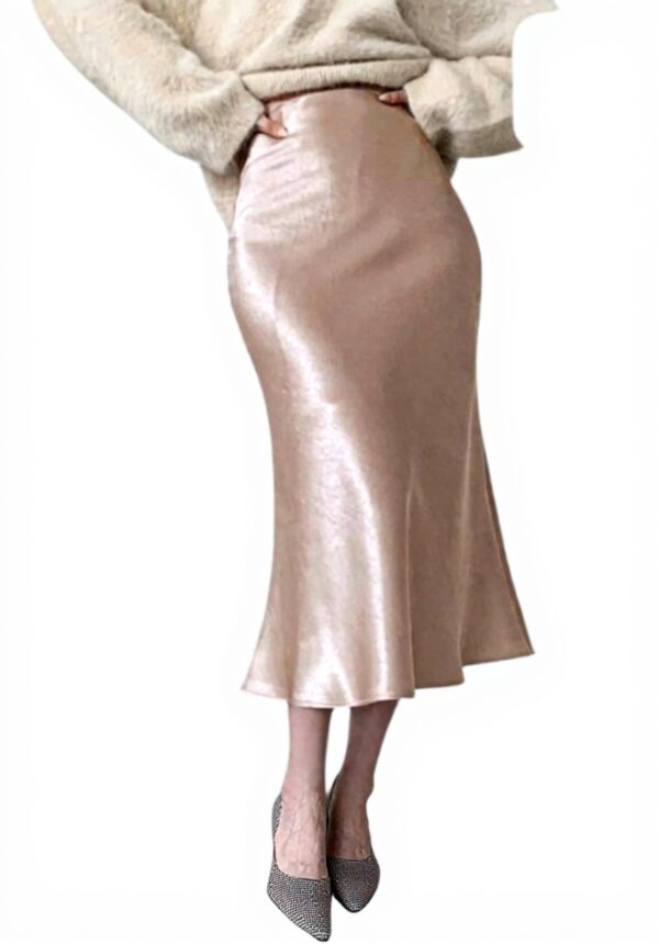 Gonna lunga donna TEidea A-Line vita alta elegante