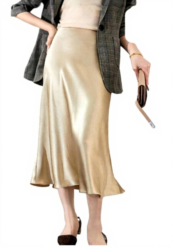 Gonna lunga donna TEidea A-Line vita alta elegante