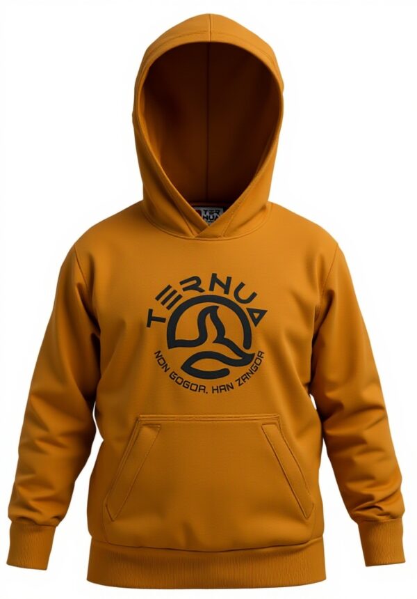 Felpa con cappuccio Ternua Botwood bambini 6 anni marrone