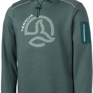 Felpa con cappuccio Ternua Fox Point verde uomo-0