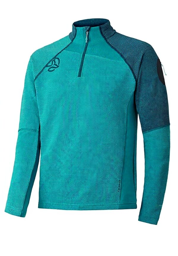 Ternua Lemik Maglietta Uomo Sportiva Manica Lunga Blu