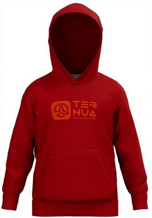 Felpa con cappuccio Ternua Lurra bambini rosso 8 anni