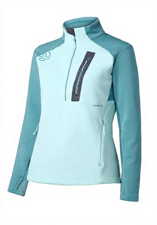 Ternua Punjak Felpa Mezza Zip Uomo Blu Moda